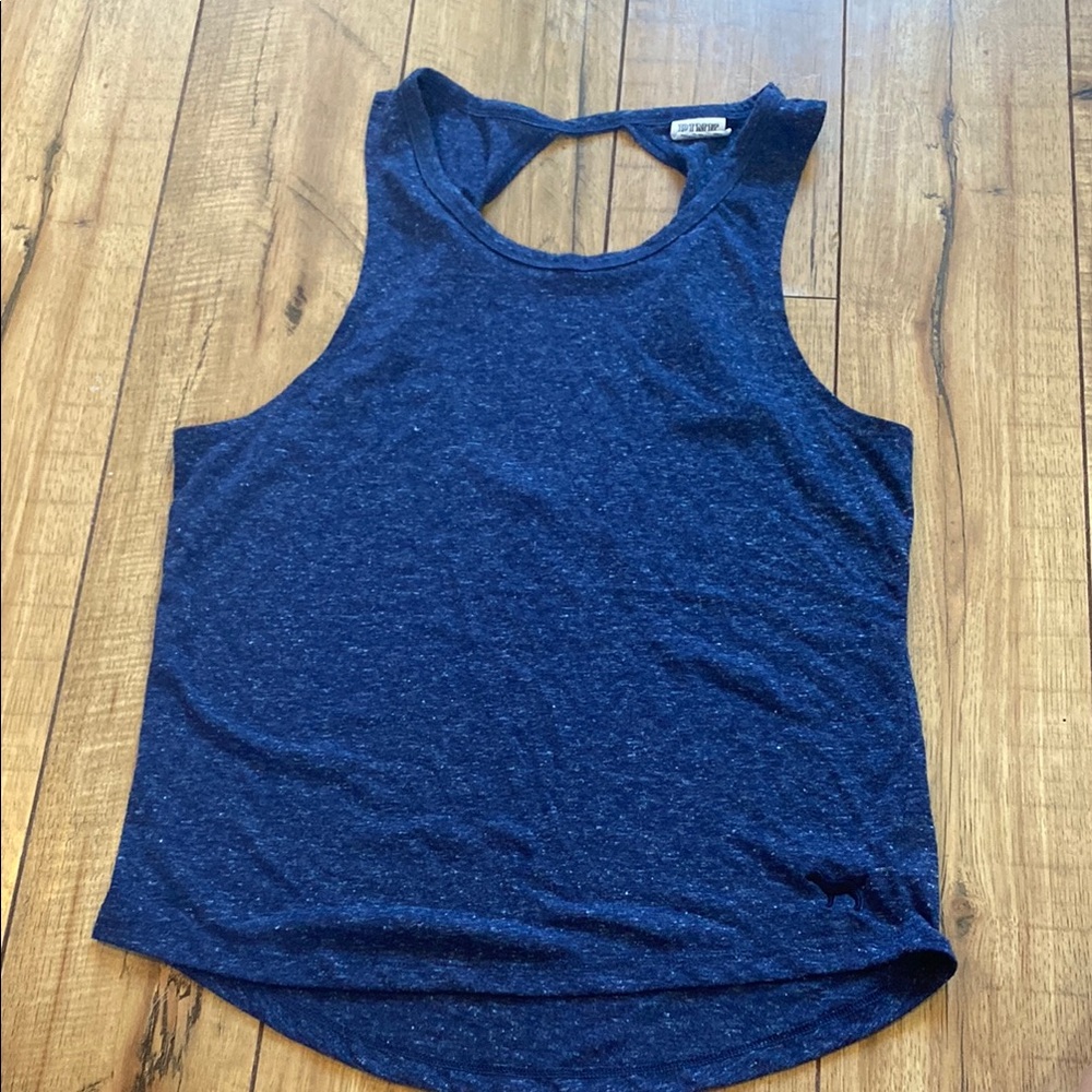 7/$30! PINK by Victoria’s Secret Blue Sleeveless Tank Top